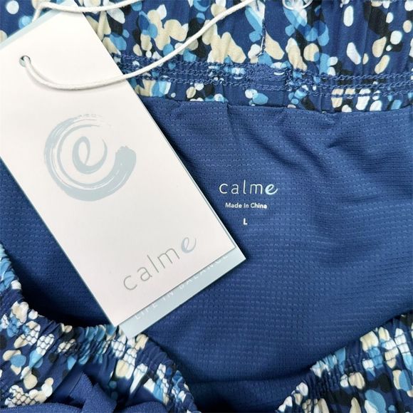 Johnny Was x Calme Athleisure Top & Shorts Set - Size M/L - Picture 10 of 11